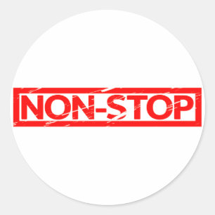 Non-stop Stamp Classic Round Sticker