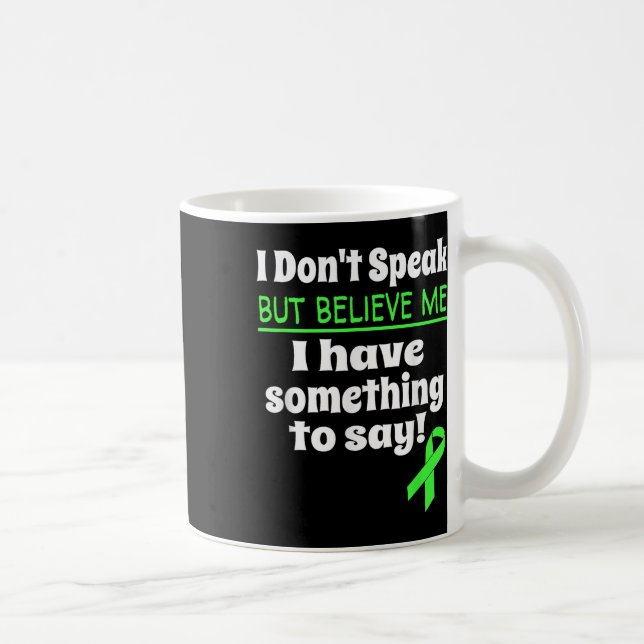 Non-verbal Awareness Cerebral Palsy Brain Damage Coffee Mug (Right)