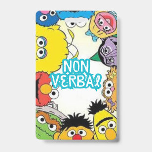 Non Verbal Badge ID Badge