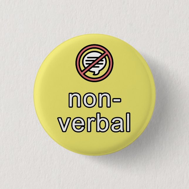 non-verbal communication button (Front)