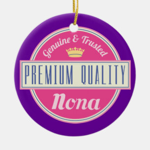 Nona (Funny) Gift Ceramic Tree Decoration
