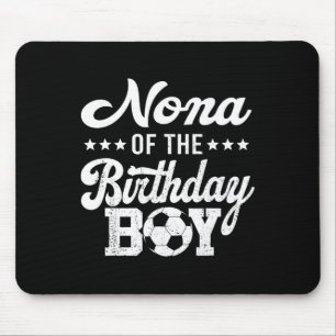 Nona Of The Birthday Boy Soccer 1st Bday Mouse Mat