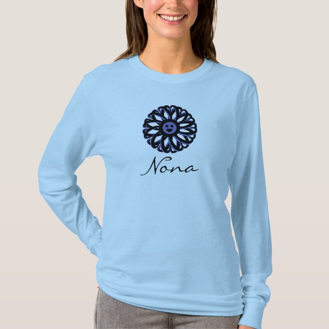 Nona Smiling Flower Shirt (Front)
