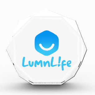 Nonagon Paper Weight Photo Block