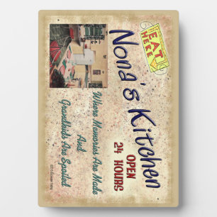 Nona's Kitchen Where Grandkids Are Spoiled Plaque