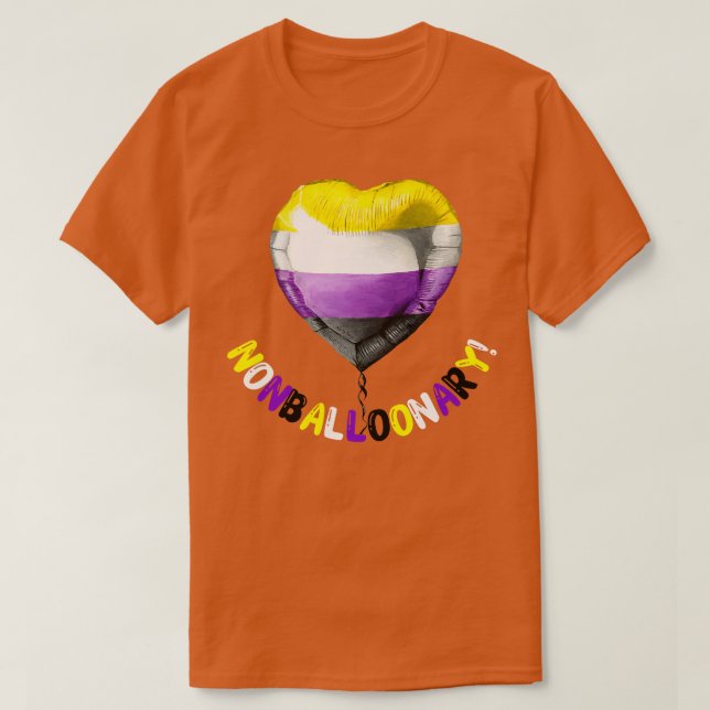 Nonballoonary T-Shirt (Design Front)