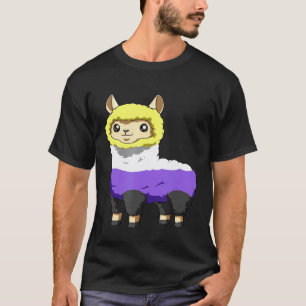 Nonbinary and Genderqueer Llama T-Shirt