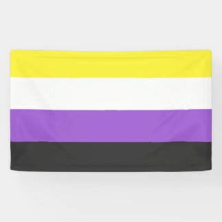 nonBinary flag Banner