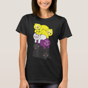Nonbinary Flag Non Binary Pride Lgbtq Sloth _1 T-Shirt