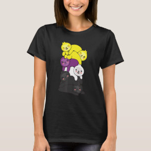 Nonbinary Flag Non Binary Pride Lgbtq Sloth T-Shirt