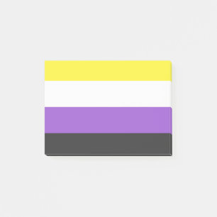 nonBinary flag Post-it Notes