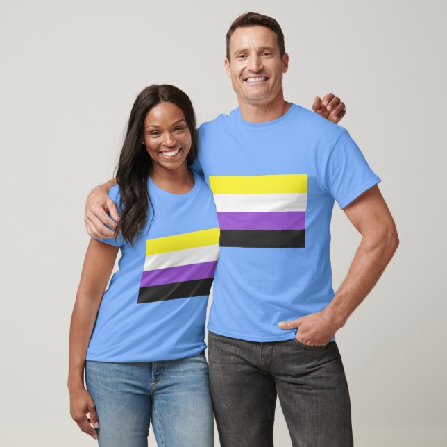 NonBinary Flag T-Shirt (Unisex)