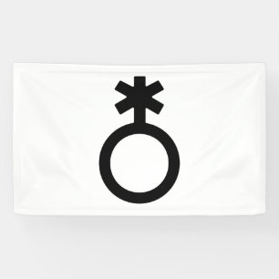 Nonbinary Gender Symbol Banner