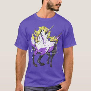 nonbinary gifts, nonbinary unicorn, LGBT agender s T-Shirt