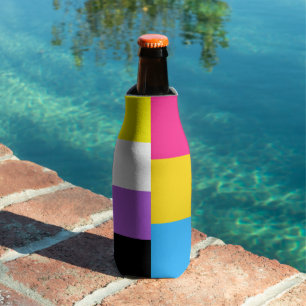 Nonbinary Pansexual Dual Pride Flag Bottle Cooler