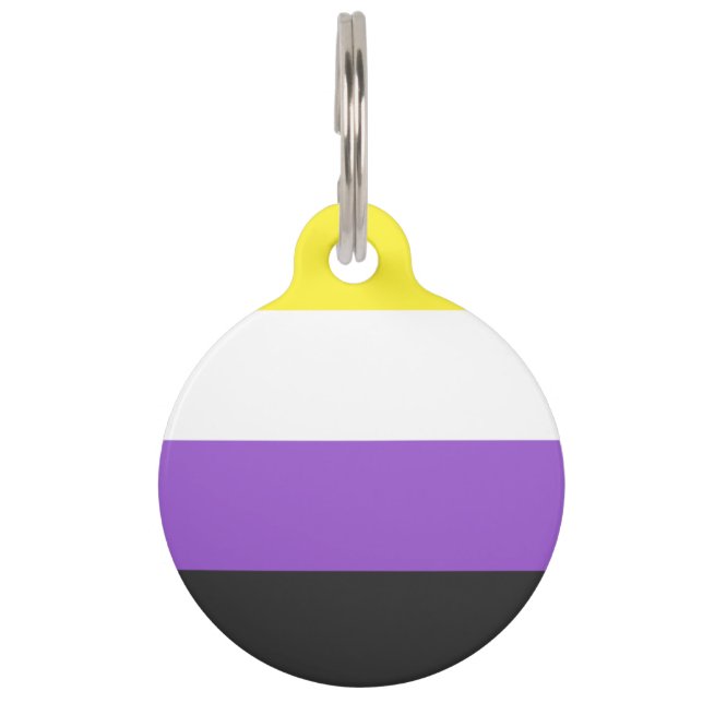 nonbinary pet tag (Front)