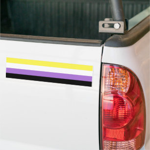 Nonbinary Pride Bumper Sticker