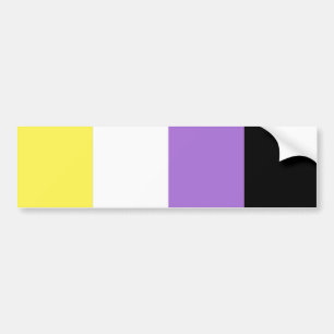 Nonbinary Pride Bumper Sticker