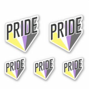 Nonbinary Pride Burst