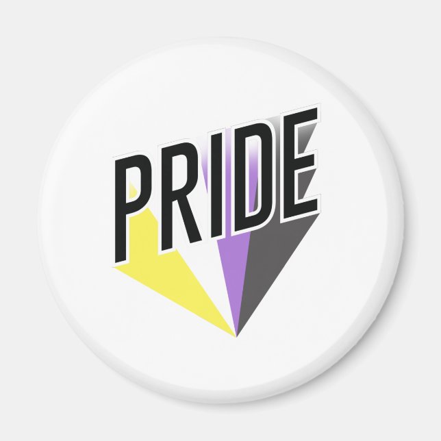 Nonbinary Pride Burst Magnet (Front)