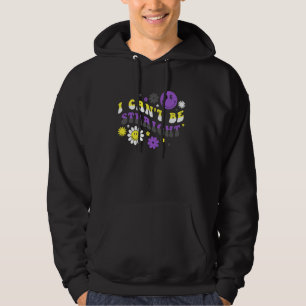 Nonbinary Pride Colours Retro LGBTQ Enby Bold Quee Hoodie