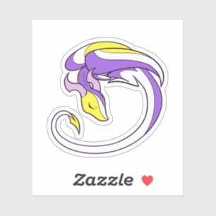 Nonbinary Pride Dragon