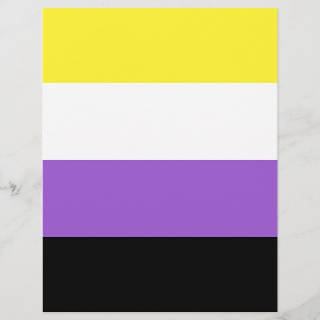 Nonbinary Pride Flag (Front)