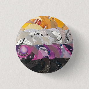 Nonbinary Pride Flag 3 Cm Round Badge