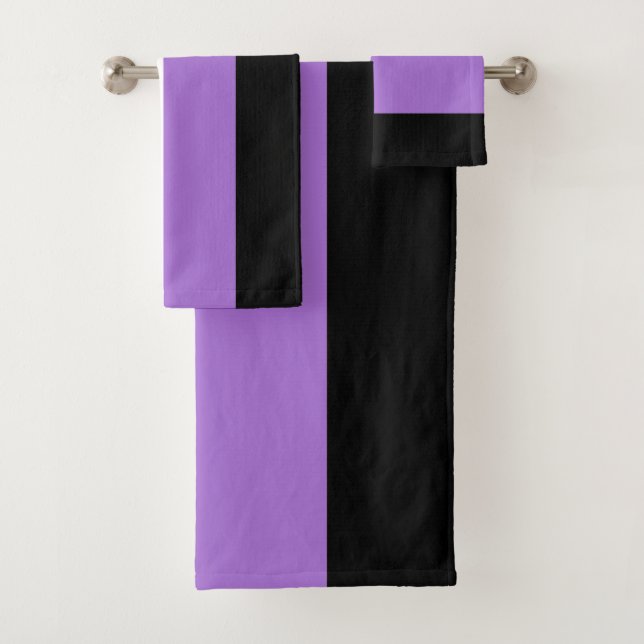 Nonbinary Pride Flag Bath Towel Set (Insitu)