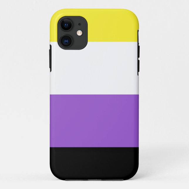 Nonbinary Pride Flag Case-Mate iPhone Case (Back)