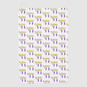 Nonbinary Pride Flag Chai Golf Towel