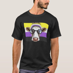 Nonbinary Pride Flag Colours & Non Binary Flag for T-Shirt