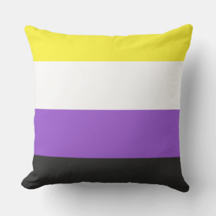 Nonbinary Pride Flag Cushion