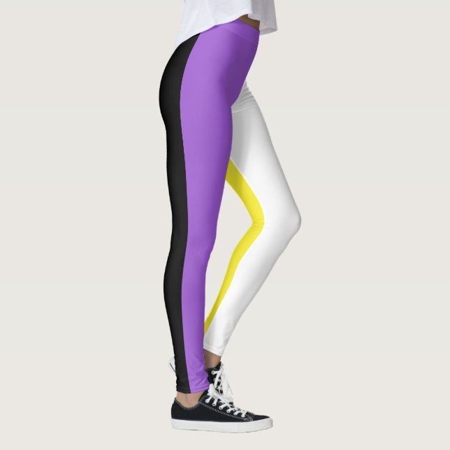 Nonbinary Pride Flag Leggings (Right)