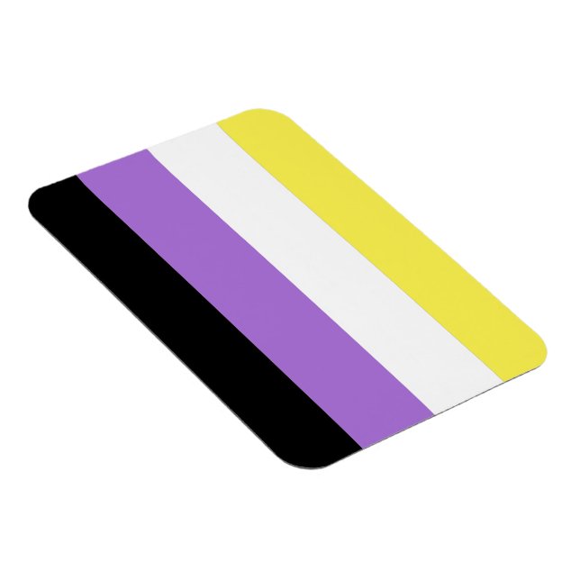 Nonbinary Pride Flag Magnet (Right Side)