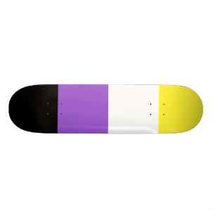 Nonbinary Pride Flag Skateboard