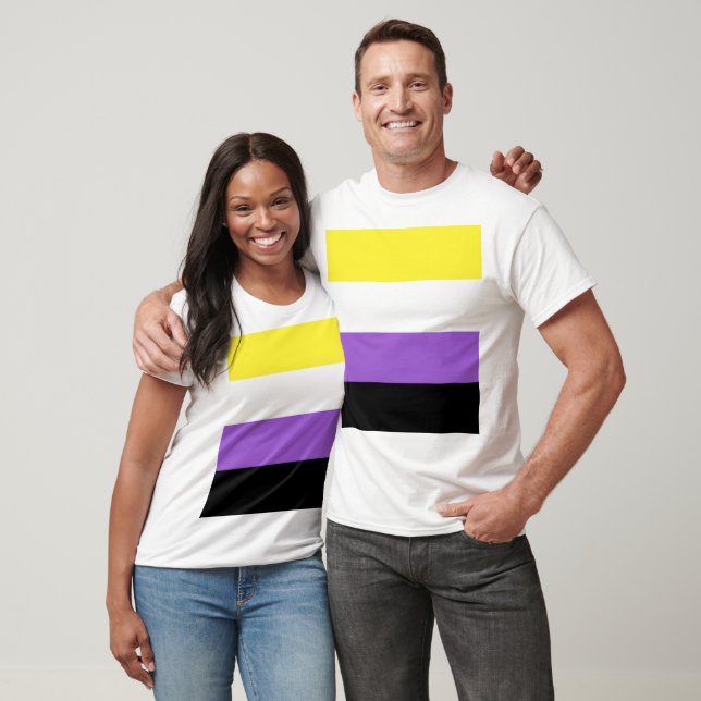 Nonbinary Pride Flag T-Shirt (Unisex)
