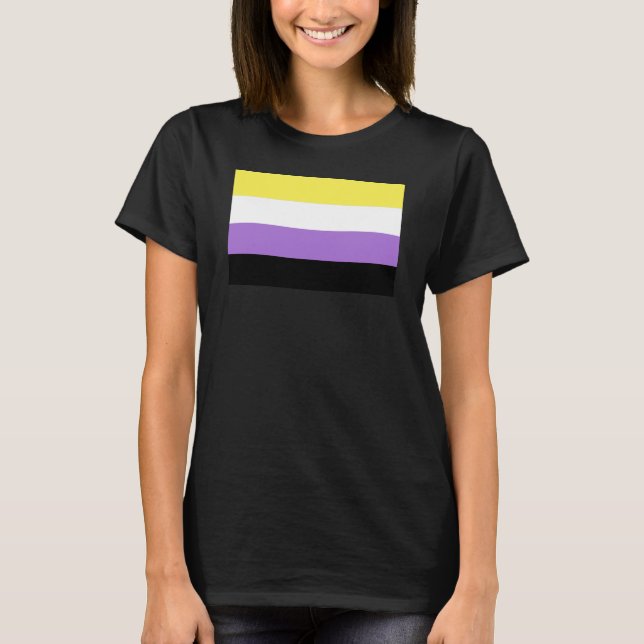 Nonbinary Pride Flag T-Shirt (Front)
