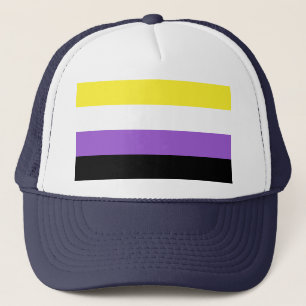 Nonbinary Pride Flag Trucker Hat
