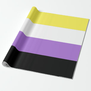 Nonbinary Pride Flag Wrapping Paper