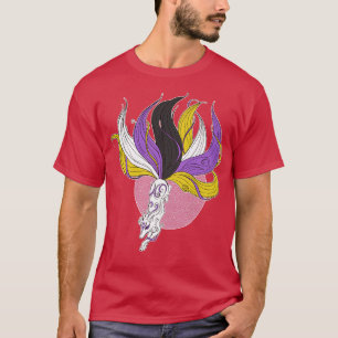 Nonbinary Pride Kitsune T-Shirt