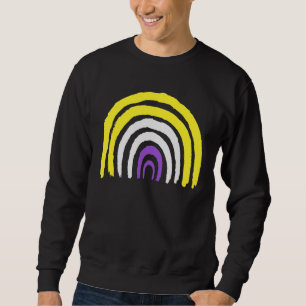 Nonbinary Pride Rainbow Sweatshirt