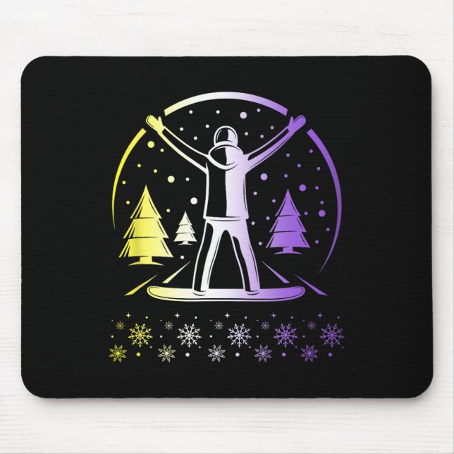 Nonbinary Pride Subtle Lgbtq En  Mouse Mat (Front)