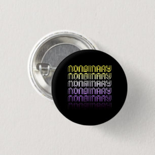 Nonbinary Retro Pride 3 Cm Round Badge