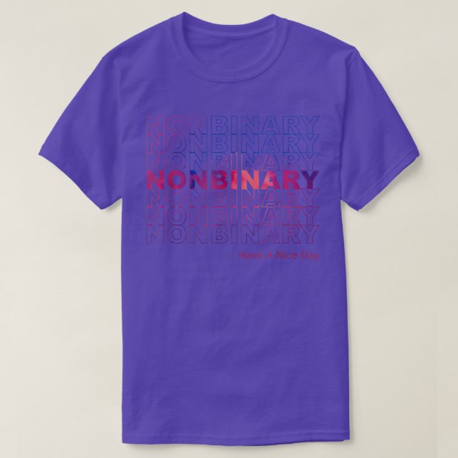 Nonbinary T-shirt LGBT Transgender Trans Pride T-S (Design Front)