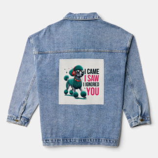 Nonchalant divorce denim jacket