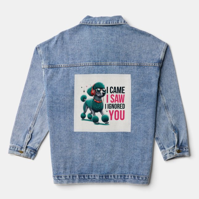 Nonchalant divorce denim jacket (Back)