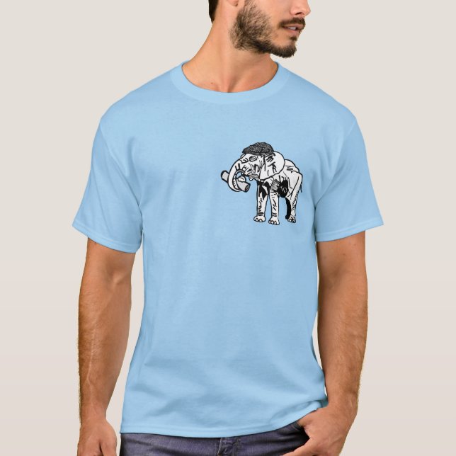 Nonchalant Jumbo Tee (Sky Blue) (Front)