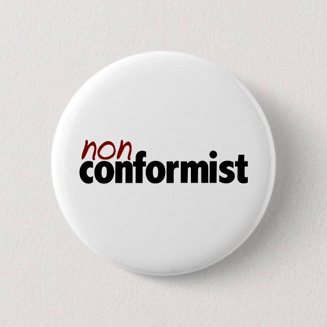 Nonconform 6 Cm Round Badge (Front)