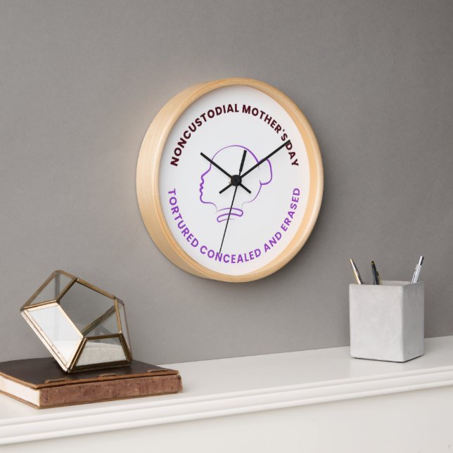 Noncustodial Mother's Day Clock (Office)